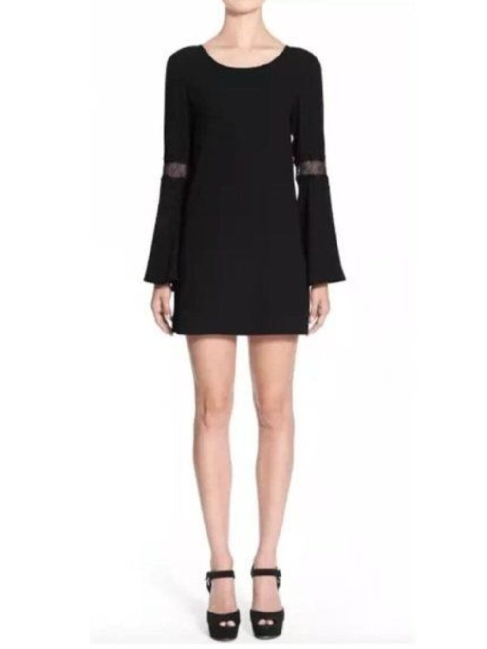 Leith Lace Detail Shift Dress - L